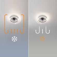 EnergySilence LampAero 650 FlowLight Ventilatore da soffitto di design con motore DC, con una potenza di 20W e luce LED da 45W, con 5 pale da 17 pollici, telecomando, 6 velocità, 3 tonalità di luce disponibili, timer e modalità inverno/estate.