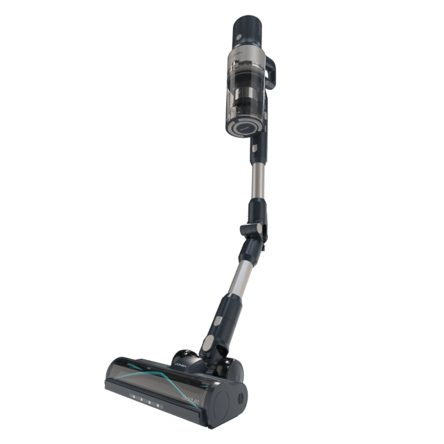 Conga Rockstar 5500 Hurricane Station Pet Flex Aspirador escoba sin cable y con base de autovaciado. 220 AW y 700 W. Tubo flexible y ciclón paralelo. 90 minutos de autonomía en modo Eco. HairLess Brush, cepillo antienredos. Accesorio especial para mascotas.