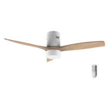 EnergySilence Aero 5600 Classic Ventilatore da soffitto da 40 W e 52” con telecomando, 6 velocità, 3 pale, modalità winter-summer e timer fino a 8 ore.